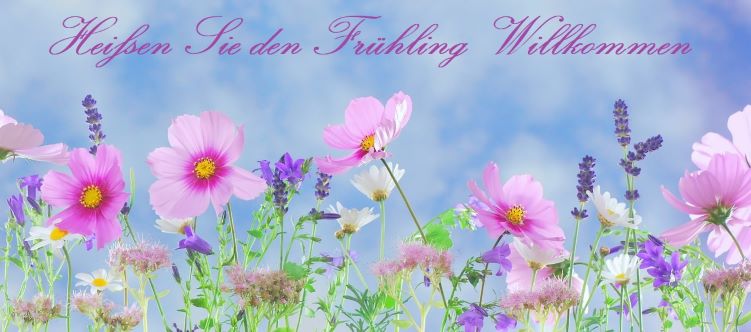 Heißen Sie den Frühling Willkommen
